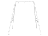 133*137*180cm Wrought Iron Four-Legged Standing 200kg Three Rings Hanging Chair Frame White 84409796