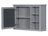 30'' x 28'' Medicine Cabinet, Wall Mounted Bathroom Storage Cabinet, Modern Bathroom Wall Cabinet WF318452AAE