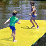 ZUN 12*6 FT Floating Pad Mat, 3-Layer Tear-Resistant XPE Foam Floating Mat, Lily Pad for W2505P164732