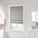 ZUN Basketweave Room Darkening Cordless Roman Shade B035129713