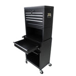 ZUN High Capacity Rolling Tool Chest with Wheels and Drawers, 6-Drawer Tool Storage Cabinet--BLACK 71777023