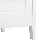 White Dresser for Bedroom, 6 Drawer Dresser with Wide Drawer and Metal Handles, White Dresser, Wood W1157P307957