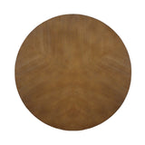 ZUN 32inch Wood Round Coffee Table for Living Room,Mid Century Farmhouse Circle Wooden Coffee Tables for 50373023