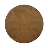 ZUN 32inch Wood Round Coffee Table for Living Room,Mid Century Farmhouse Circle Wooden Coffee Tables for W1202P155407
