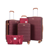 5-Piece Set ,Hard Case Spinner Wheels ABS Luggage Sets W284P208606