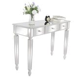 FCH Three Drawers Mirror Table Dressing Table Console Table 12315307