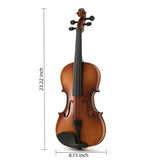 Professional 4/4 Full Size Violin Set - Durable, Lightweight Design with Stable Rich Sound, Smooth 99938101