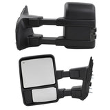 Power Heated SMOKE Turn Signal Light For 99-07 Ford F250 Super Duty Tow Mirrors 56498561