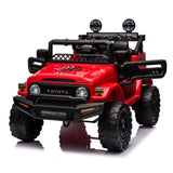 ZUN Licensed TOYOTA FJ Cruiser,12V Kids ride on car 2.4G W/Parents Remote Control,electric car for W1396107513