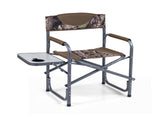 400LBS Heavy Duty Folding Camping Chair with Side Table & Cup Holder, Padded Directors Chair for 55526585