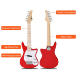ZUN 30in Maple Fingerboard Mini Electric Guitar Kit with 5W Amplifier Bag 71929574