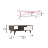 Oslo Coffee Table 2.0, One Drawer, Four Legs B070P188811