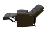 Black Recliner with Pillow Top Arm B062P215434