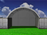 20ft Container Shelter Rear Panel11oz PE Waterproof CoverFits 20x20ft & 20x40ft Shelters W2089P339204