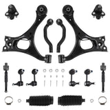 14Pcs Suspension Kit Front Lower Control Arms Fit for Honda Civic 2006 - 2011 All NON-Si Models 06766526