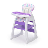 Convertible High Chair for Babies, Booster Seat with Safety Belt Feeding Tray, Toddler Chair and W2181P147619