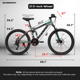 27.5 Inch Full Suspension Mountain Bike, Front and Rear Dual Shock Absorbers, Mechanical Disc 82085132