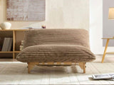 Accent Armless Lazy Sofa, Casual Single Sofa, Corduroy Fabric, For Living Room And Bedroom , With W876P304541