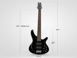 44 Inch GIB 4 String H-H Pickup Laurel Wood Fingerboard Electric Bass Guitar 31608451