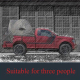 ZUN Car Truck Tent for Camping, Sunshade Rainproof for Outdoor Self-Driving Tour Barbecue Camping Car 60913751