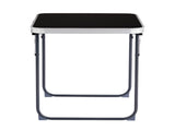 2.3ft Aluminum Camping Folding Table black 73312515