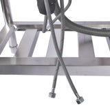 Stainless Steel Kitchen Sink Commercial Freestanding Utility Sink with Drawer and Pull-Out Faucet 58089509