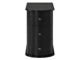 Modern End Table with Hidden Cup Holder Drawer, Charging Station & Pull-Out Side Table, Wooden 70987192