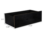 ZUN [FCH] 4 Drawers Dresser, Black 46824369