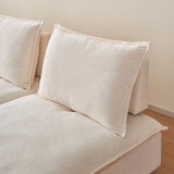 Modern Upholstered Chair Leisure Sofa Lounge Chair Removable Pillow - Armless Accent Chair for W1765P189711