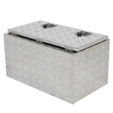 30" ATV Aluminum Under Body Toolbox 5 Bar Tread Silver 46944347