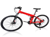 CamPingSurvivals 26in Land Rover Shimano TX30 High Carbon Steel 100kg 21 Speed Red Black Mountain 96171429