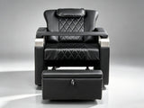 PVC Electric Reclining Black Pedicure Chair 09873135