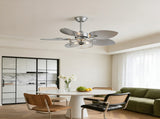 42" Ceiling Fan, Indoor Ceiling Fan With Light with Remote Control, Noiseless Reversible Motor, 6 W3775P464134