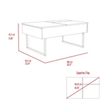 Beyond Lift Top Coffee, Two Legs, One Drawer -Espresso / Onyx B20092026