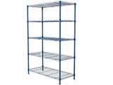 5-layer adjustable shelf Display Rack Iron household shelf with adjustable feet 29.13*13.39*59.06in 90600393
