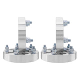 ZUN 2pcs Professional Hub Centric Wheel Adapters Silver 38434726