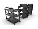 New Foldable Collapsible Utility Cart, Black 02248565