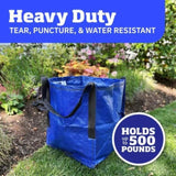 Heavy Duty Storage Tote Bag 22-Gallon Rugged Woven Polypropylene Moving Bag W2181P193828