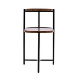 Small Coffee Tables 2-tier Modern Sofa Side Table with Wood Storage Shelf Living Room End Tables 48074835