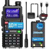BAOFENG UV-5RH 10w GMRS Ham Radio with Long Range Walkie Talkies, Multifunctional Use, USB-C 46476237