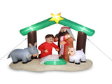 6ft With 8 Lamp Beads Inflatable Nativity Garden Jesus Decoration 46163067
