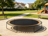 Orange 12' Trampoline Replacement Mat 72 V-Hooks, Fits 5.5" Springs, for Backyard Old Trampoline 30725684
