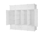 20 Cube Organizer Stackable Plastic Cube Storage Shelves Design Multifunctional Modular Closet 09173751