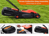 13-Inch Electric Lawn Mower with 8 Gal Grass Collection Box, 3 Adjustable Cutting Heights, 99924079