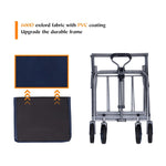 ZUN Outdoor Garden Multipurpose Micro Collapsible Beach Trolley Cart Camping Folding Wagon W321P206552