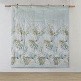 Queen 6 Piece Oversized Cotton Comforter Set with Throw Pillow B035128766