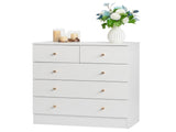 Modern Simple 5-Drawer Dresser White 18115091