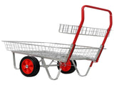 Garden Centre Trolley Heavy Duty Garden Utility Cart with Wheels, Rolling Storage Trolley for W465P320384