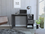 ZUN Arlington Writing Computer Desk, One Drawer, Two Shelves B128P148861