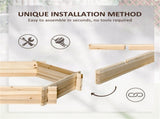 39" x 36" Screwless Hexagon Raised Garden Bed DIY Herb Planter Box for Outdoor Gardening 07387070